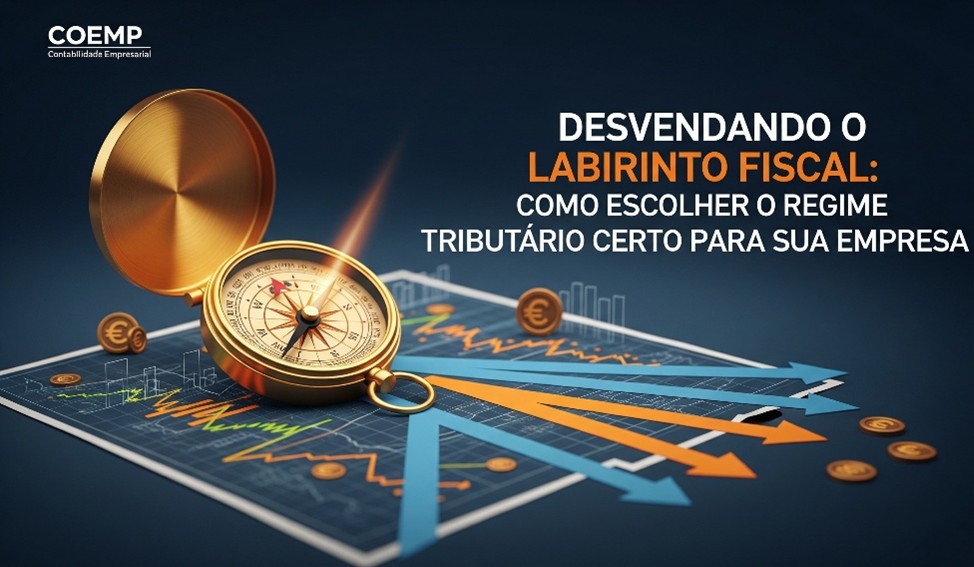 Imagem de destaque para Desvendando o Labirinto Fiscal: Como Escolher o Regime Tributário Certo para sua Empresa